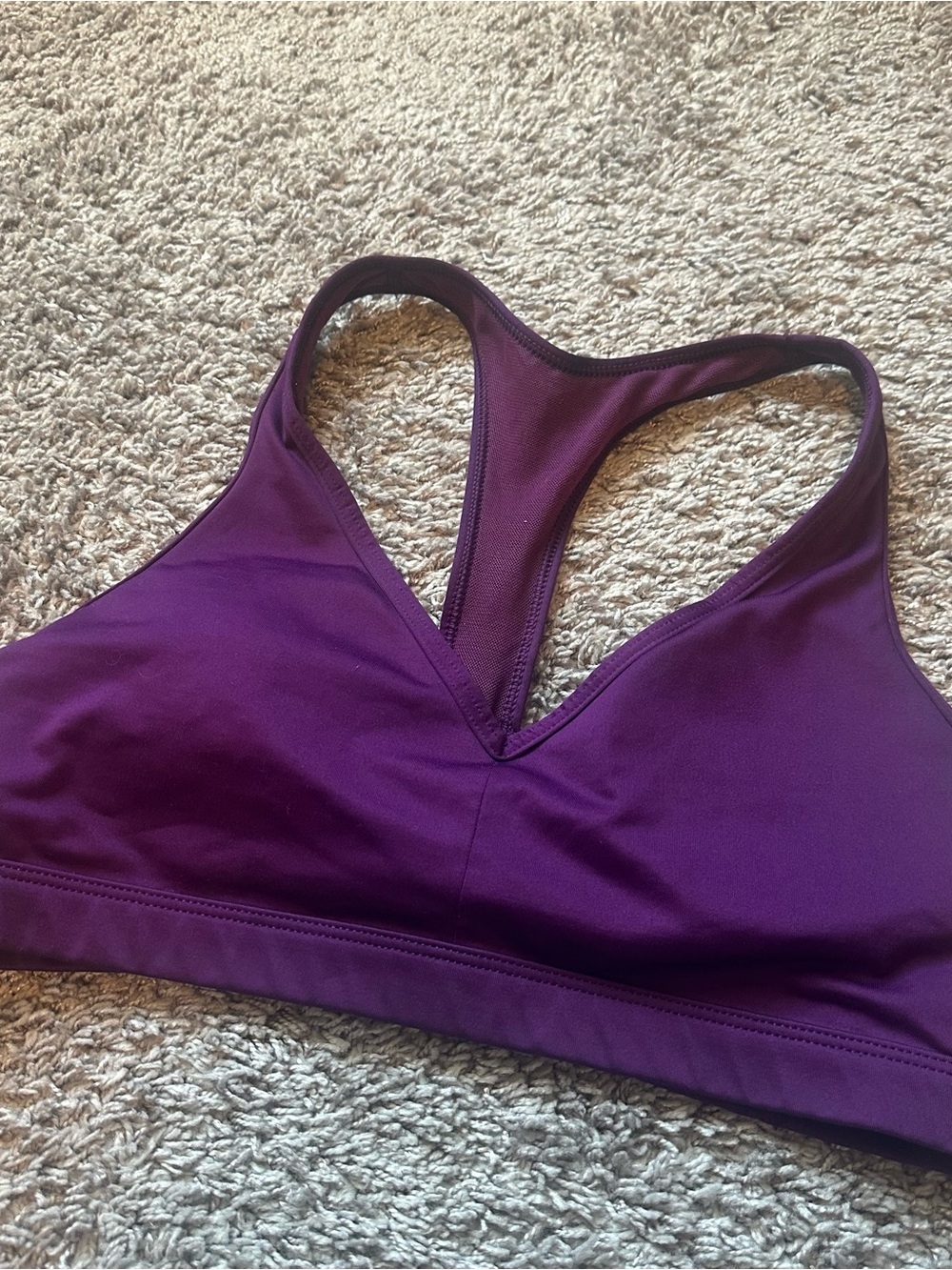 Victoria's Secret Purple Racerback Sports Bra